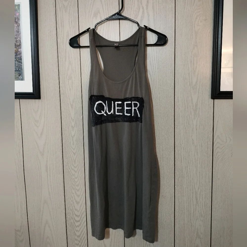 QUEER Racerback Dress - Picture 1 of 6